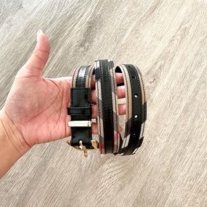 Preowned authentic Burberry unisex belt